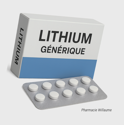 Lithium générique flacon
